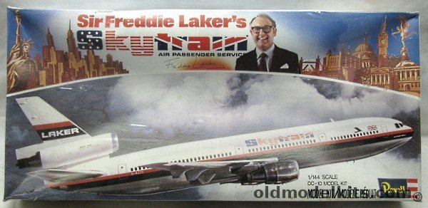 Revell 1/144 Sir Freddie Laker's DC-10 Skytrain, H271 plastic model kit